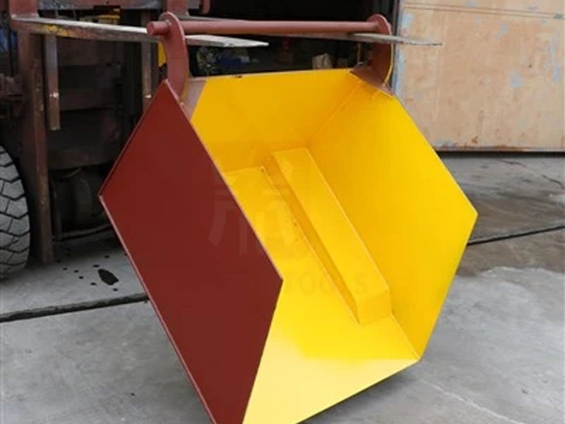 Industrial stone waste container for factory debris